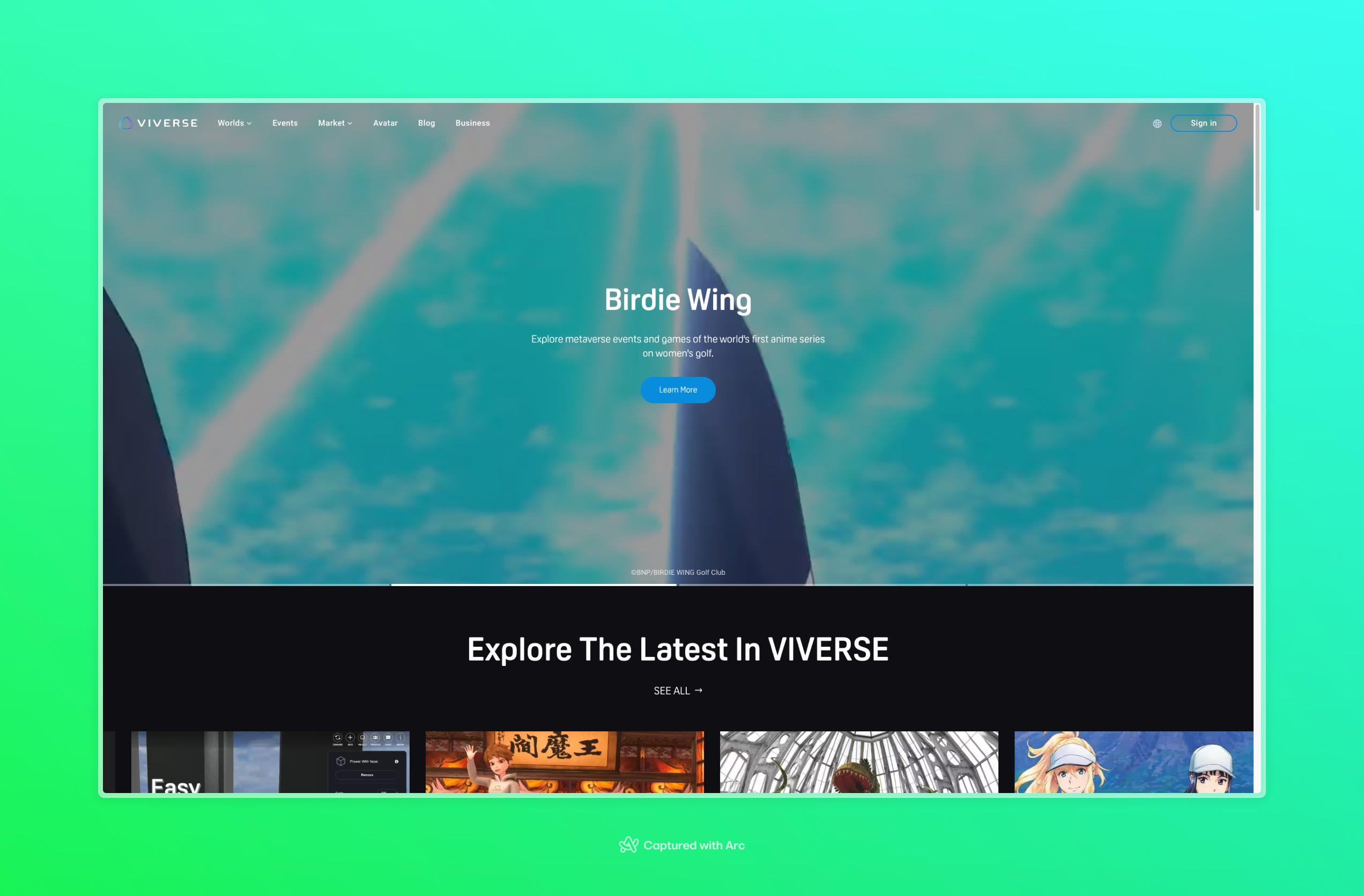 Viverse - Homepage